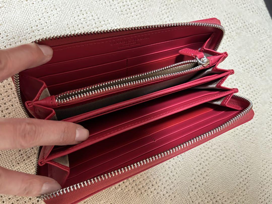 新品 GIANNI CHIARINI ジャンニ キアリーニ 長財布 赤