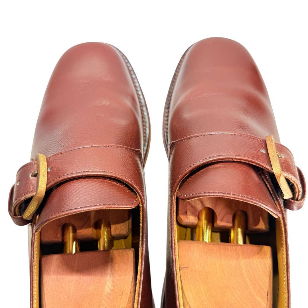 【美品】REGAL〈2321〉シングルモンク（25.5）革靴　シボレザー　EE