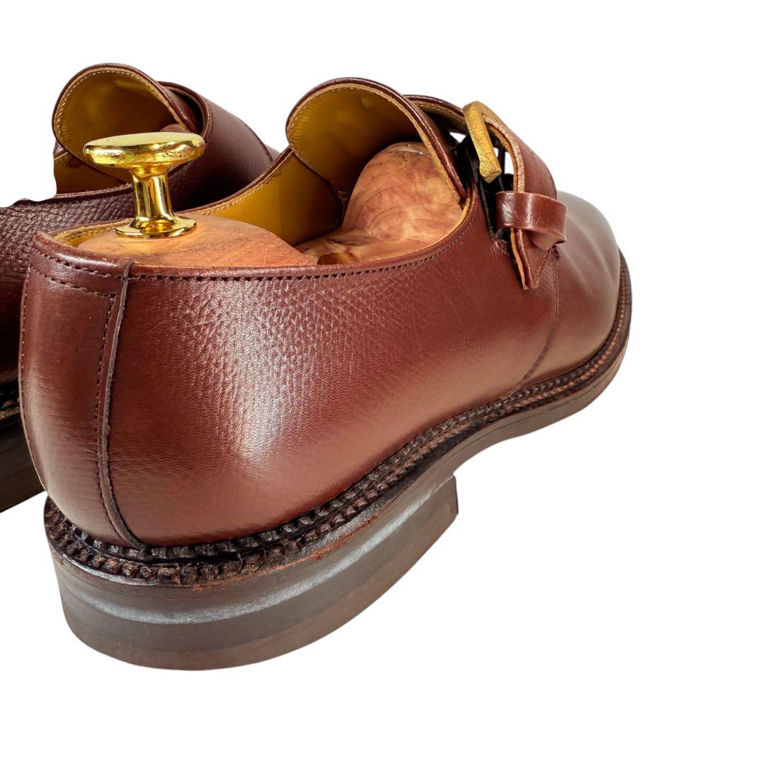 【美品】REGAL〈2321〉シングルモンク（25.5）革靴　シボレザー　EE