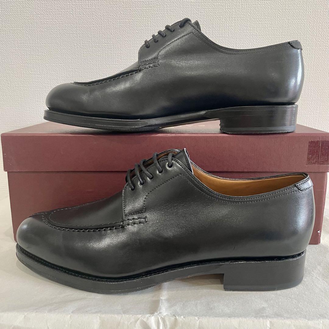 中古美品】CARMINA/カルミナ/757 Uチップダービー/黒/UK7.5 中古美品】CARMINA/カルミナ/757 Uチップダービー/黒/UK7.5