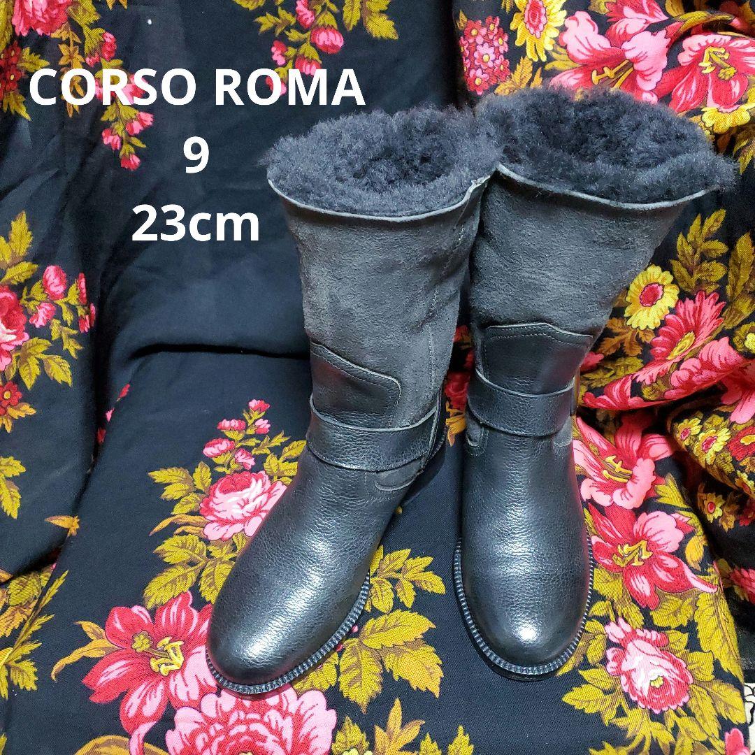 CORSO ROMA 9 ミドルブーツ ショートブーツ ブラック 2Way