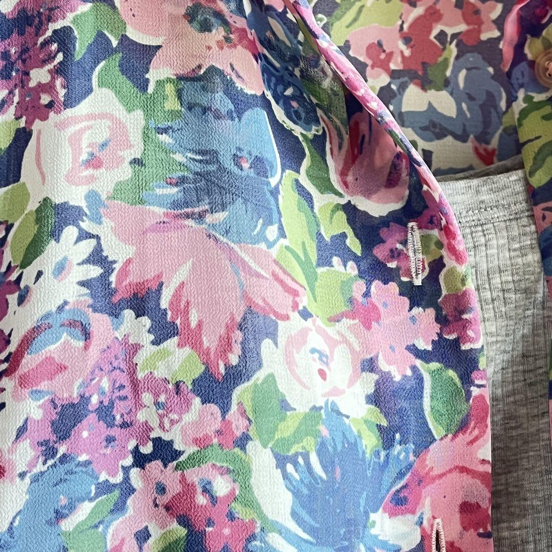 花柄　シースルーブラウス　INES x UNIQLO 人気 コラボ