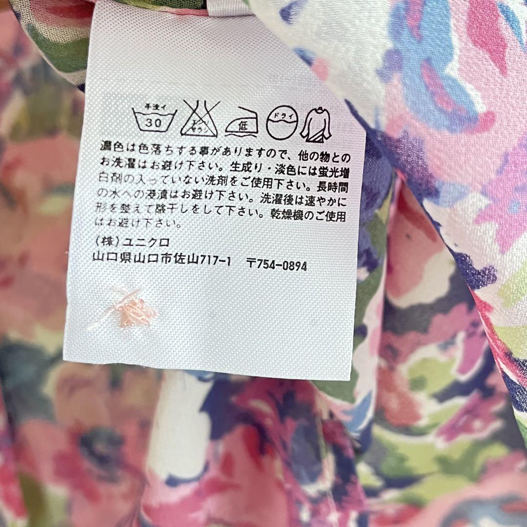 花柄　シースルーブラウス　INES x UNIQLO 人気 コラボ