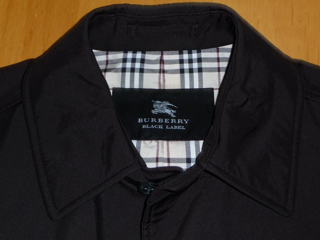 美品 BURBERRY(バーバリー) ブラックレーベル ステンカラーコート
