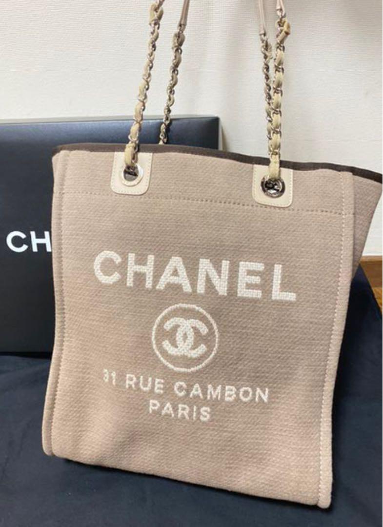 CHANEL ドーヴィル トートバッグ