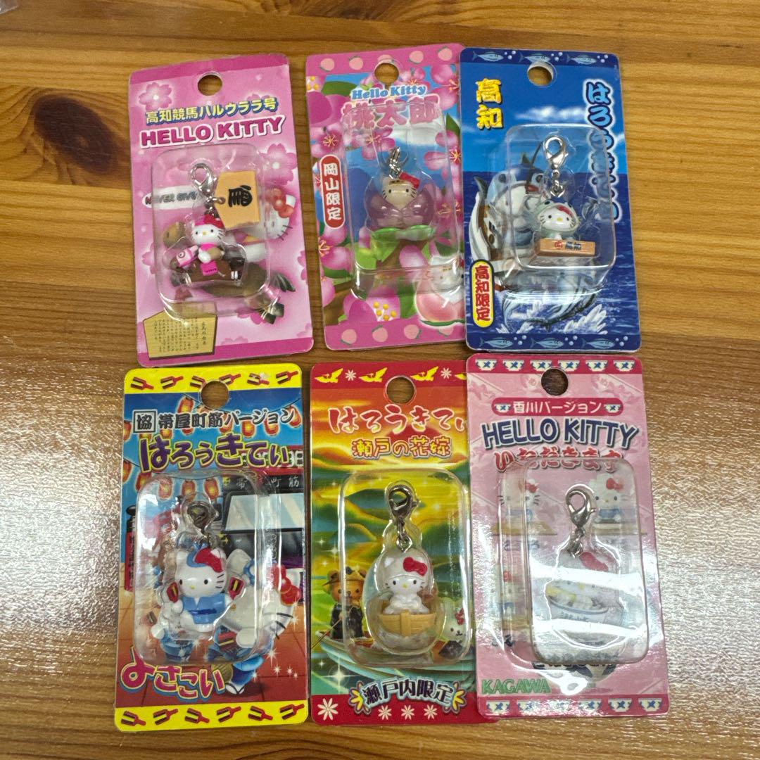 ハローキティ ストラップ 6個セット13