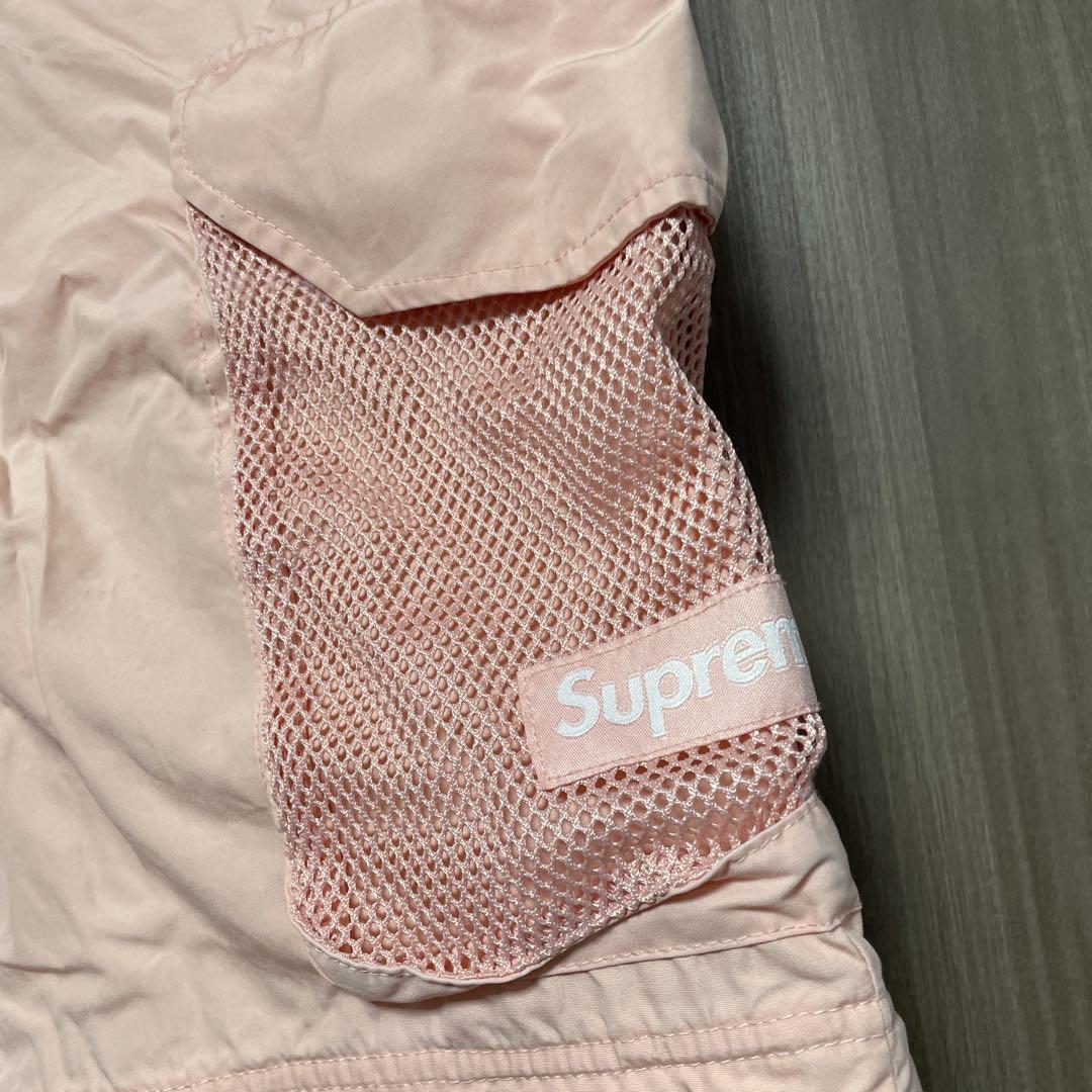 ￼ supreme MeshPocketBeltedCargoPant ピンクS