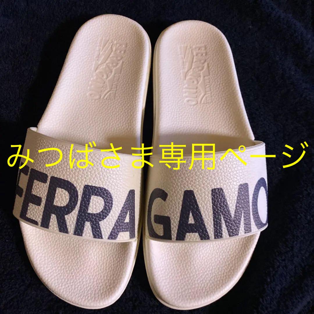 3000円 全日本送料無料 サルバトーレ•フェラガモ サンダル ブラックホワイト
