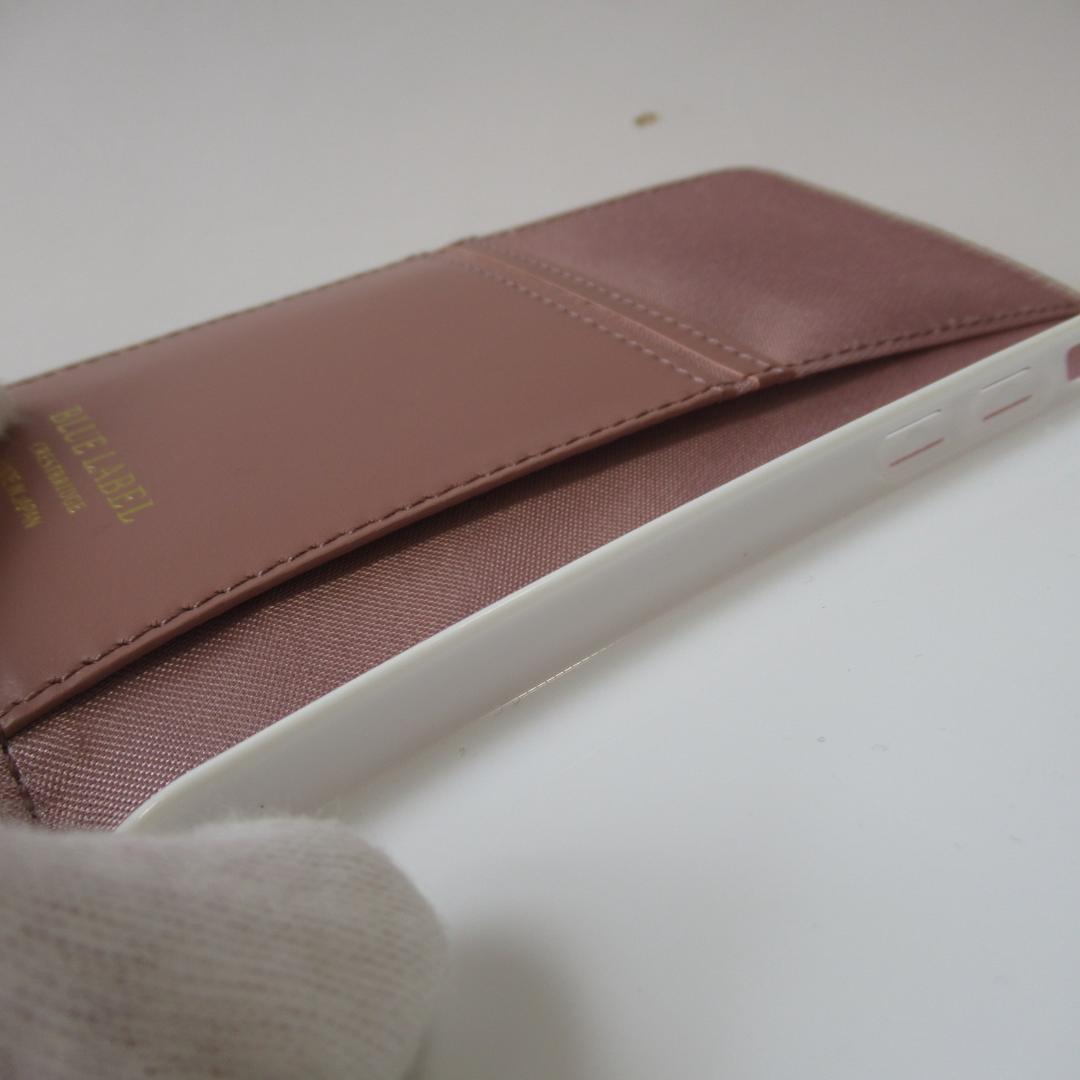 ブルーレーベルクレストブリッジ 新品ピンク スマホケース