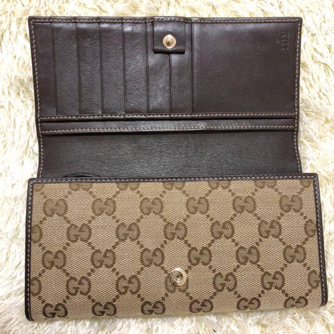 新発売 長財布-【mike様専用】GUCCI グッチ 長財布 ggキャンバス アウトレット店 logo グッチ 二つ折り札入れ Gucci 【値下げ】【日本未発売】GUCCI 折り財布
