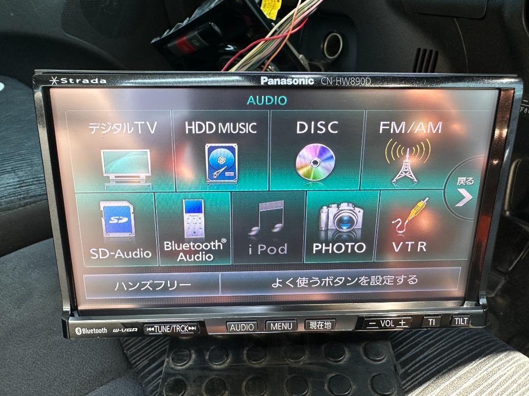 Panasonic ストラーダ HDDナビ Bluetooth フルセグTV 画像3