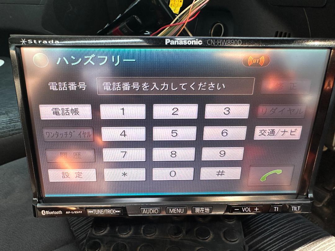 Panasonic ストラーダ HDDナビ Bluetooth フルセグTV 画像7