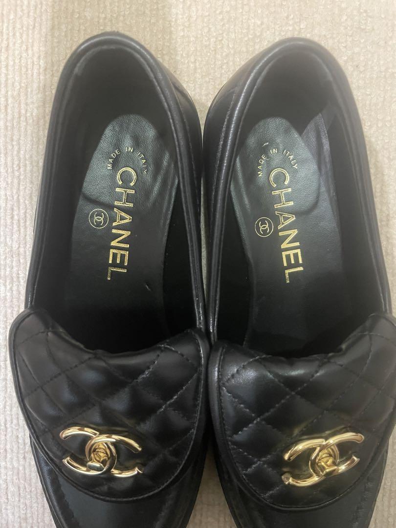 CHANEL シャネル CCターンロック ローファー - メルカリ