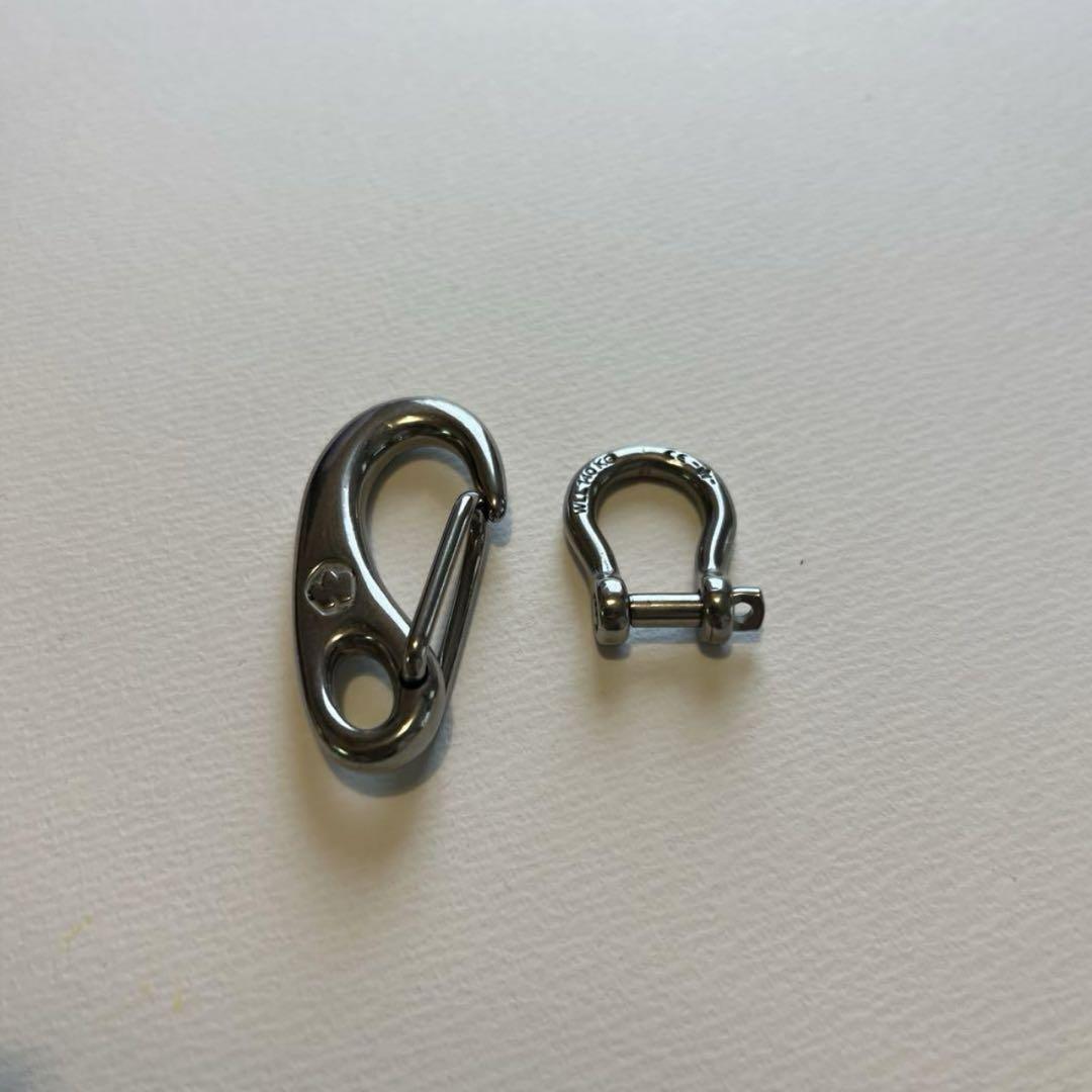 【新品】Wichard スナップフック バウシャックル カラビナ セット 楽天市場】【日本未発売】WICHARD HR SAFETY SNAP HOOK 75MM