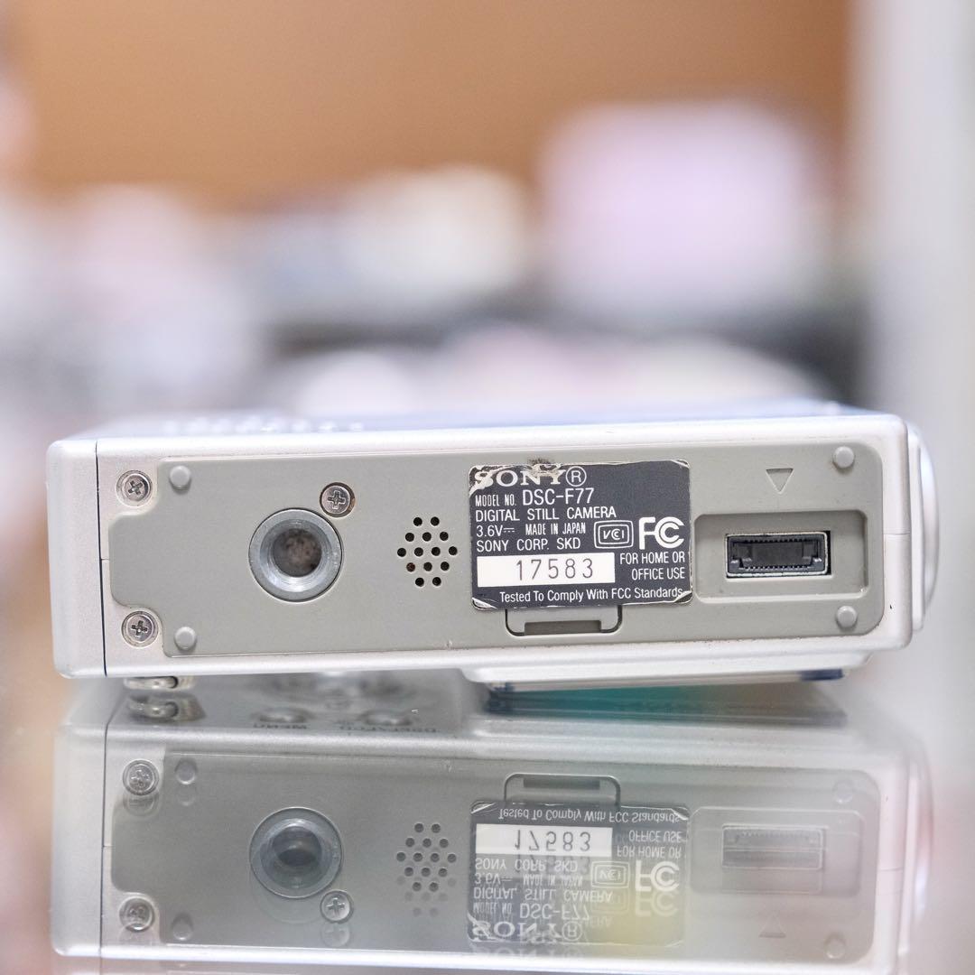 名機 動作品 平成レトロ SONY Cyber−Shot DSC-F77 自撮り