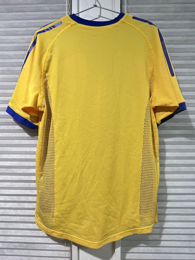 数量は多い  美品】アディダス S.F.F. S イエロー イギリス製 サッカーシャツ ウェア