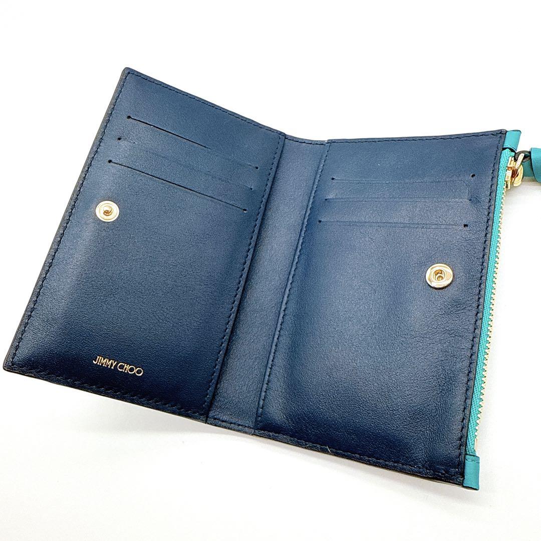✨新品 ジミーチュウ LITZY スモールジップウォレット 二つ折り財布 小銭入 ✨新品 ジミーチュウ LITZY スモールジップウォレット 二つ折り