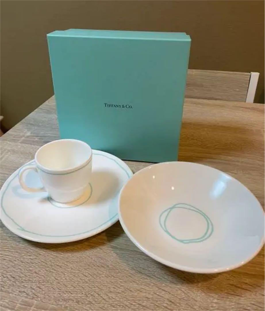 未使用品 美品❗️ティファニー 食器3点セット