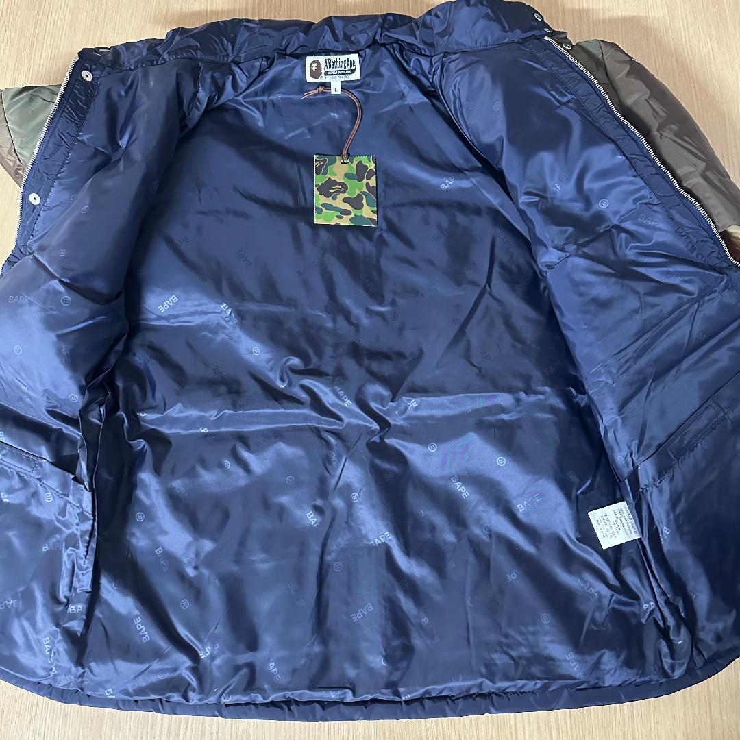 BAPE ダウンジャケット エイプ M 新品