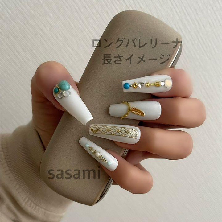 成人式ネイルチップ ギャルネイルチップ
