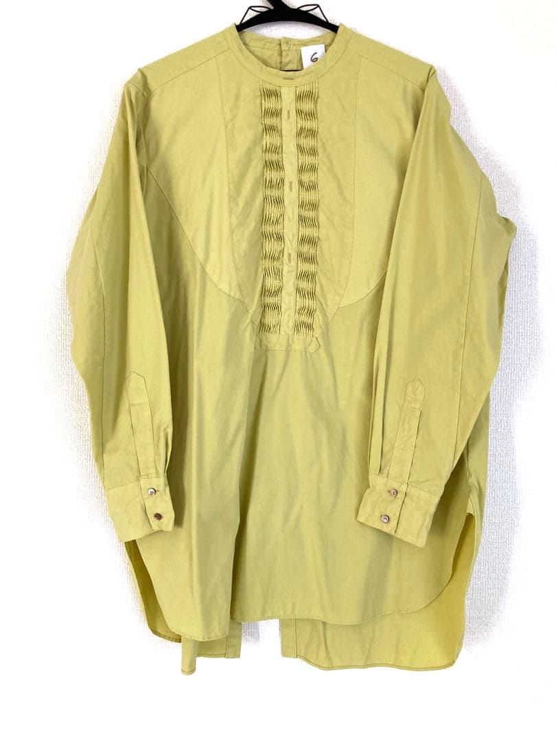 ＜6(ROKU)＞PIN TUCK SHIRT/シャツ