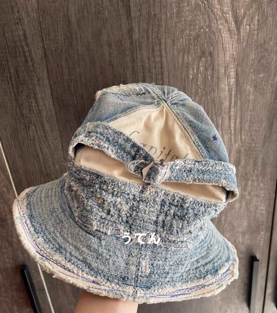 美品 Kapital 12oz denim ハット