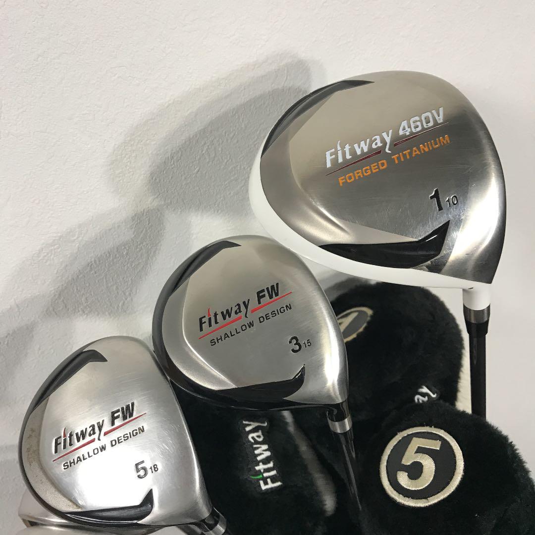 fitway ゴルフクラブ 右利き用 メンズゴルフ Fitway メンズゴルフクラブ セット