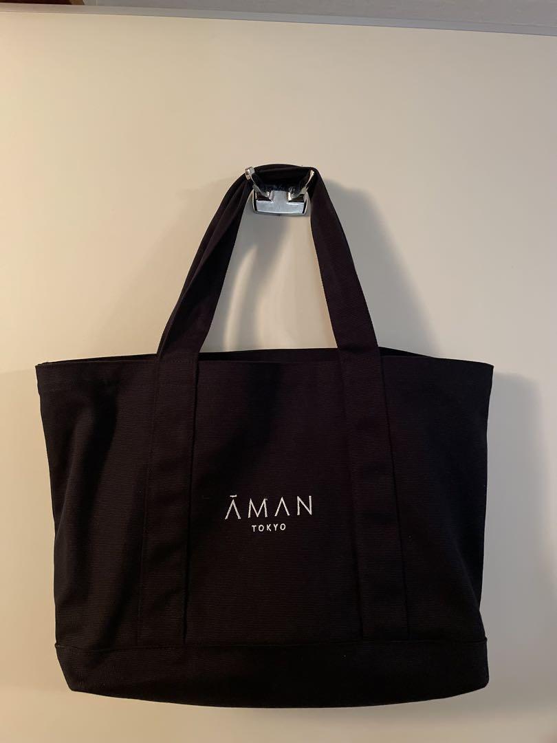AMAN TOKYO 黒エコバッグ