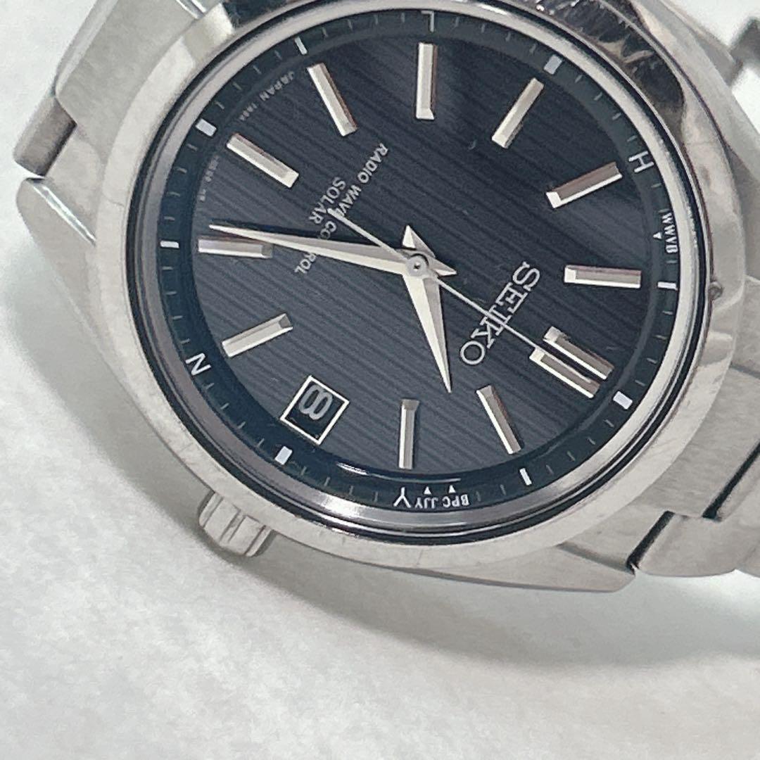 ✨美品✨ SEIKO SAGZ083 ブライツ　チタン　ソーラー電波時計