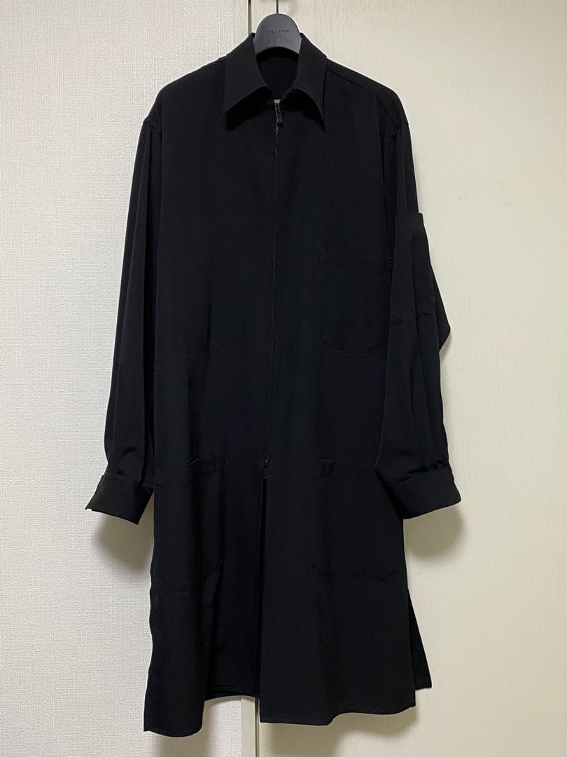 希少 YOHJI YAMAMOTO ZIPブラウス サイズ1 XS シャツコート 希少 YOHJI YAMAMOTO ZIPブラウス サイズ1 XS シャツコート