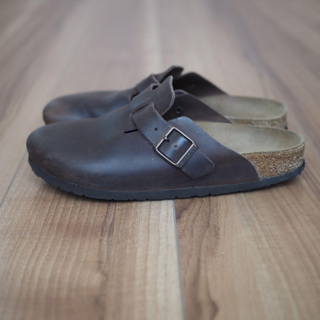 BIRKENSTOCK ボストン レザー 38 24.5 ビルケンシュトック