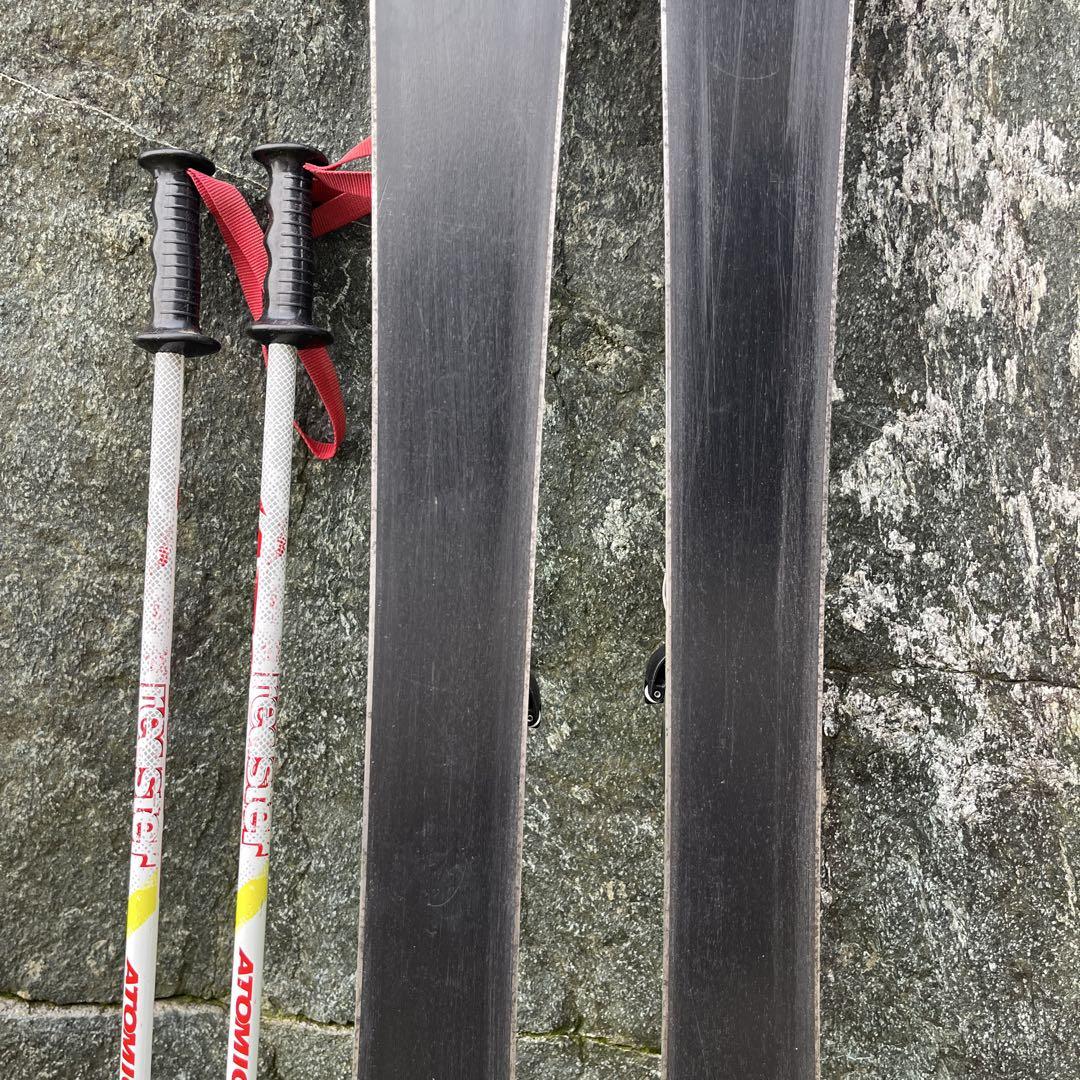 HEAD スキー板127cm　おまけでストックとスキーバンド