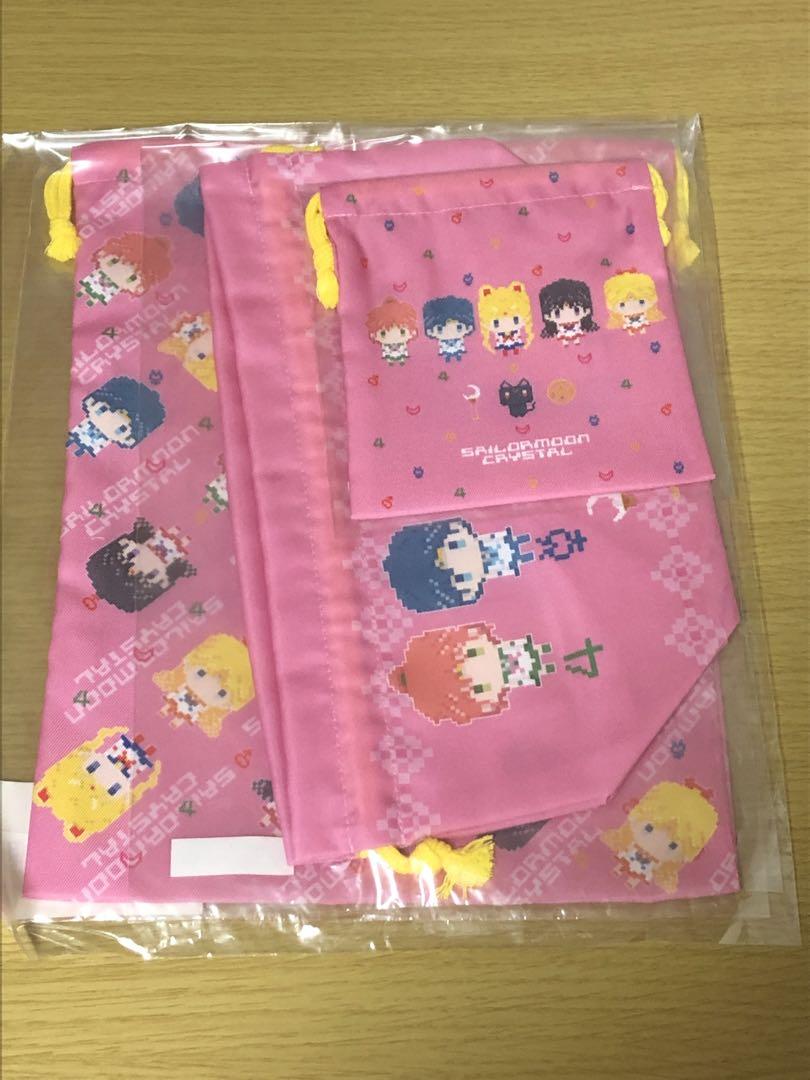 セーラームーン ドットビットシリーズ 巾着 3点セット