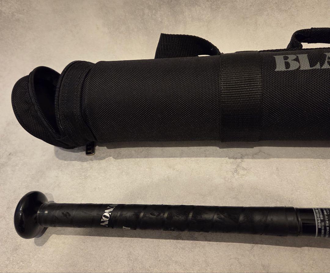 ZETT ブラックキャノン BLACKCANNON 一般軟式FRP製バット320