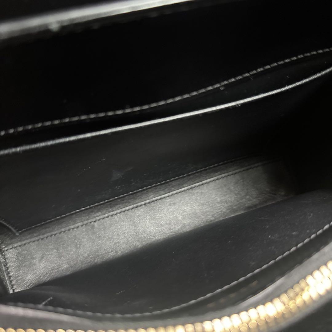 CELINE 16 セーズ バッグ スモール ブラック サテンドカーフスキン