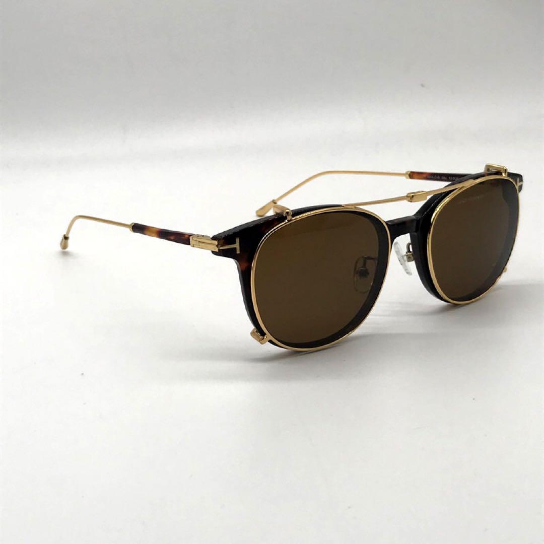 TOM FORDトムフォード 2wayメガネ×サングラス 鼈甲 TOM FORDトムフォード 2wayメガネ×サングラス 鼈甲