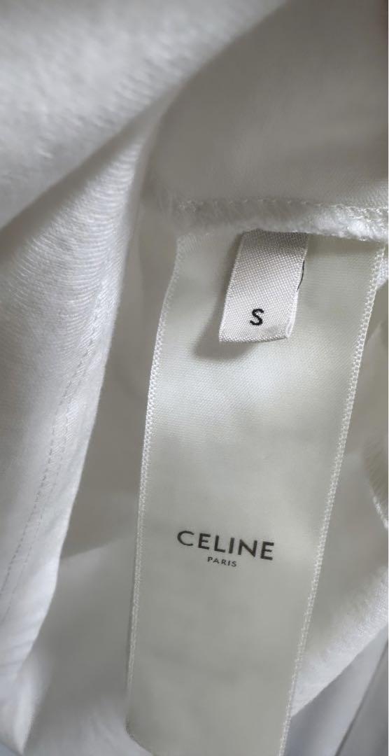 CELINE セリーヌ　Tシャツ / コットンジャージー エクリュ / ブラック