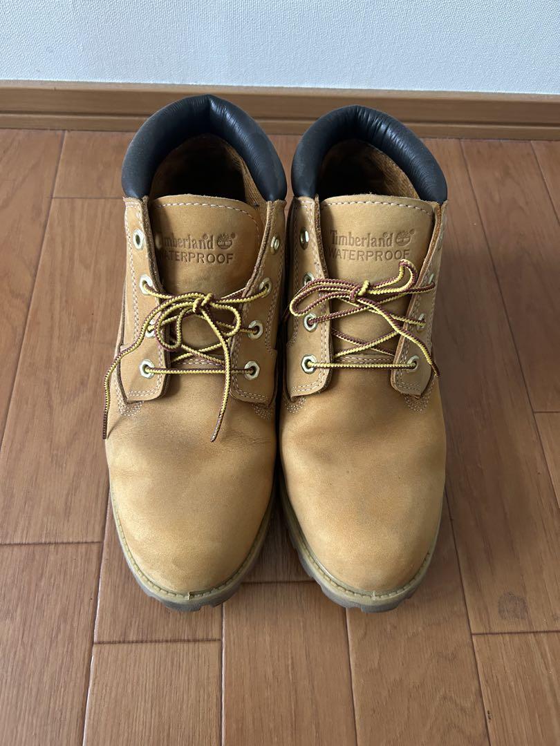 Timberland 防水レザー ミッドカットブーツ