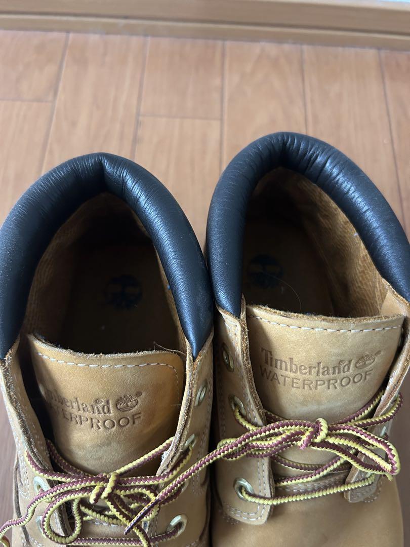 Timberland 防水レザー ミッドカットブーツ