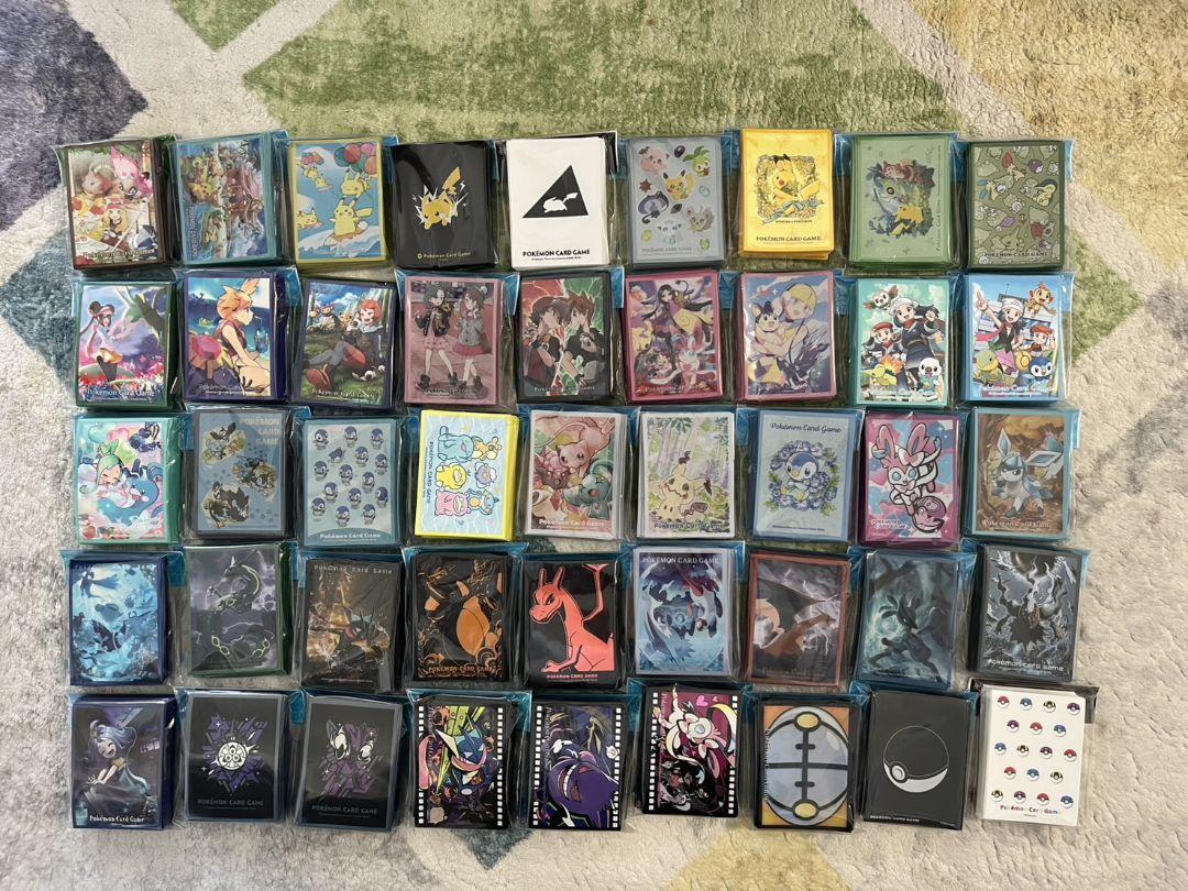 特価!!ポケモンカードゲーム 公式デッキシールド まとめ売り 45種類 スリーブ