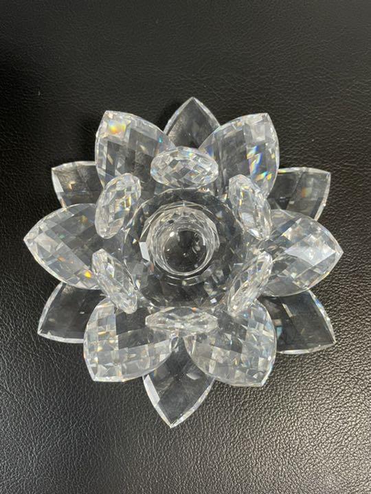 スワロフスキー　キャンドルホルダー SWAROVSKI - SWAROVSKI スワロフスキー 睡蓮 スイレン