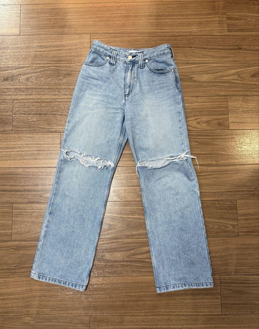 sheller シェリエOKAYAMA Crash flare denim - メルカリ