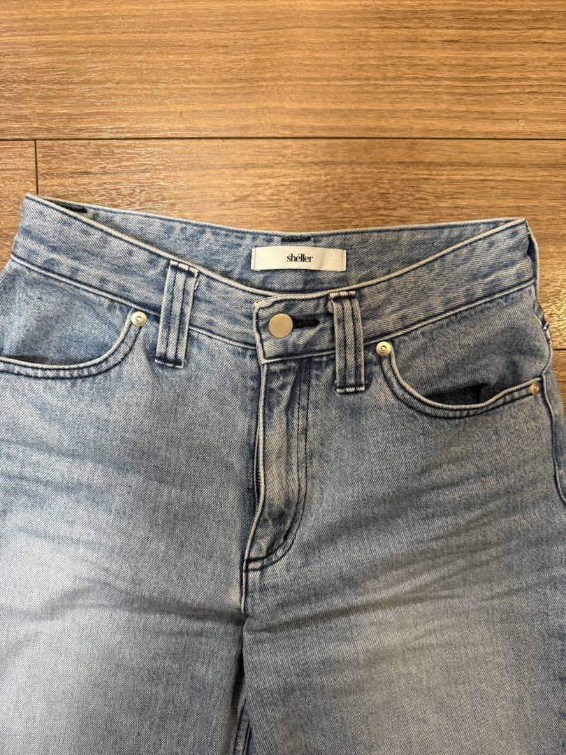 sheller シェリエOKAYAMA Crash flare denim - メルカリ