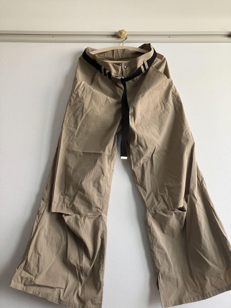 ripped buggy chino pants  beige