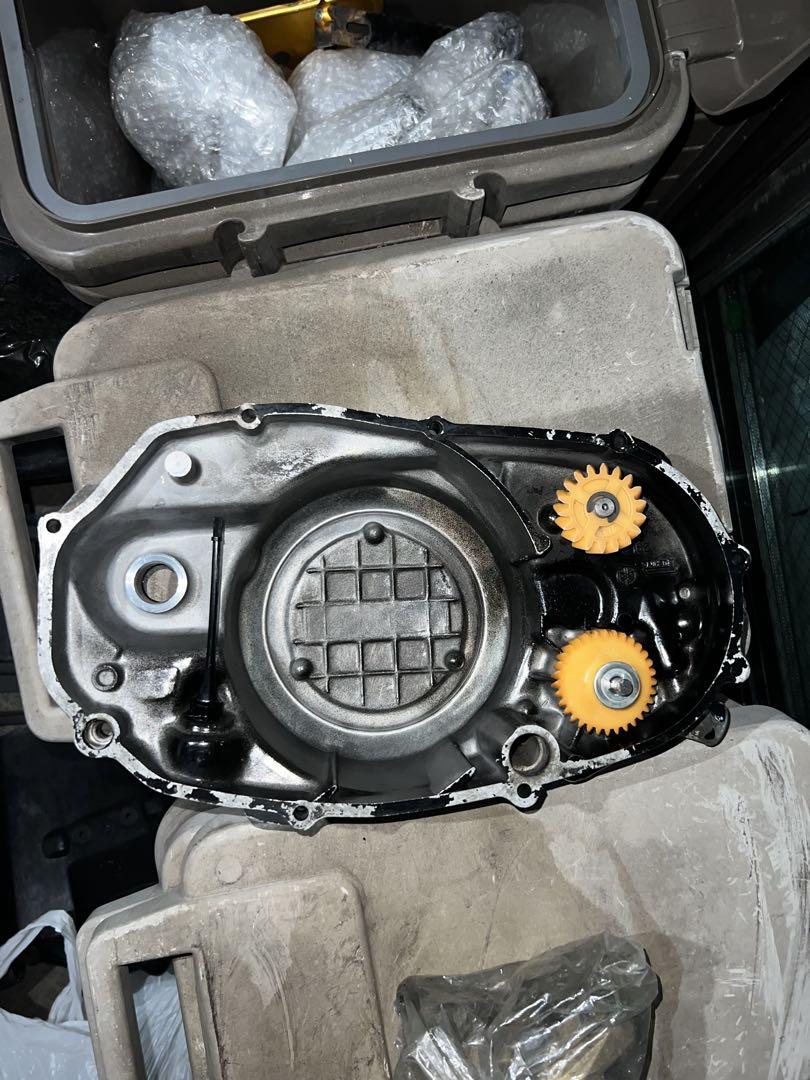 RZ250 クラッチカバー