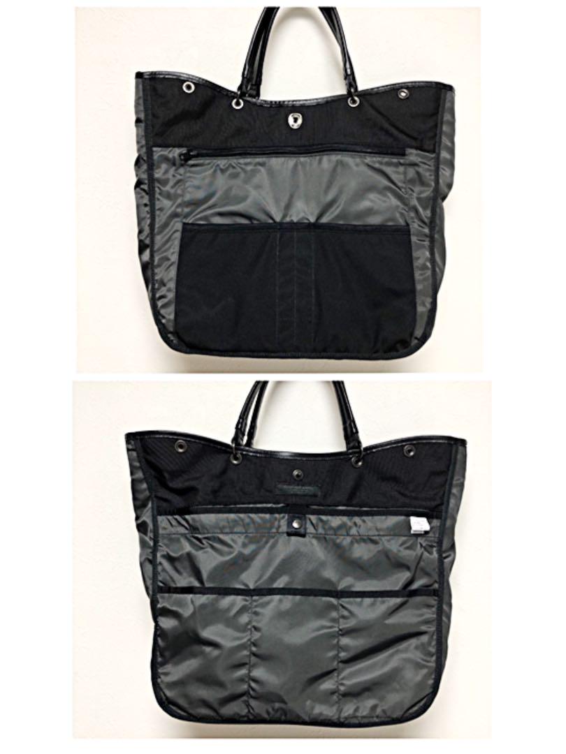 ラックレザ LUGGAGE トートバッグ 黒 pP7HA-m46968290522 LABEL 本革 ◌カバンのオ
