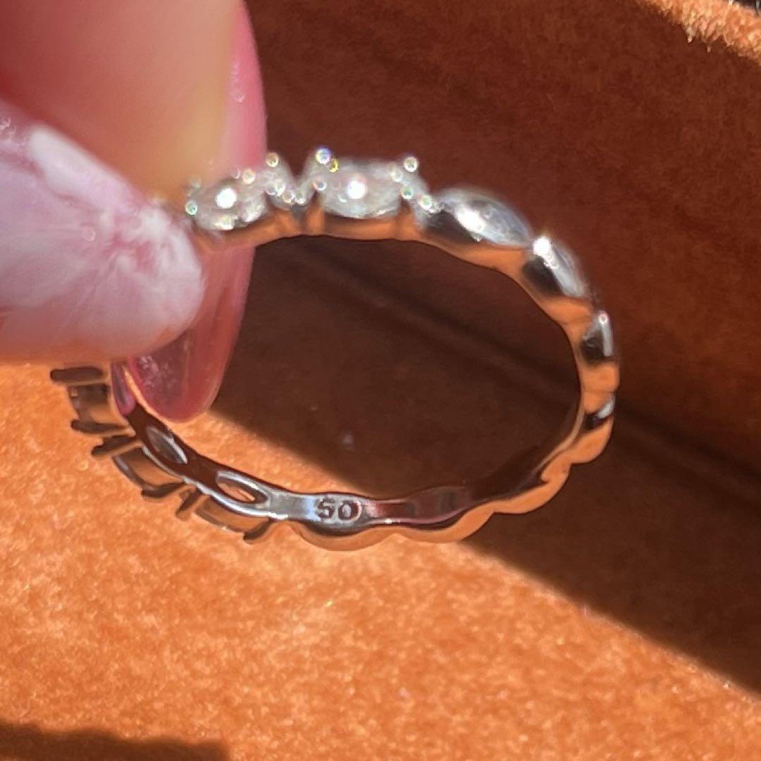 スワロフスキー　リング　指輪　ハーフエタニティ　Vittore 正規品　美品