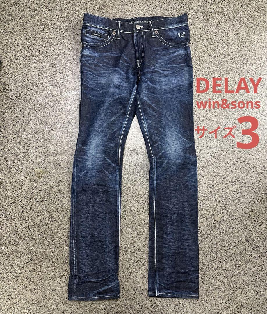 DELAY win&sons デニムパンツ サイズ3