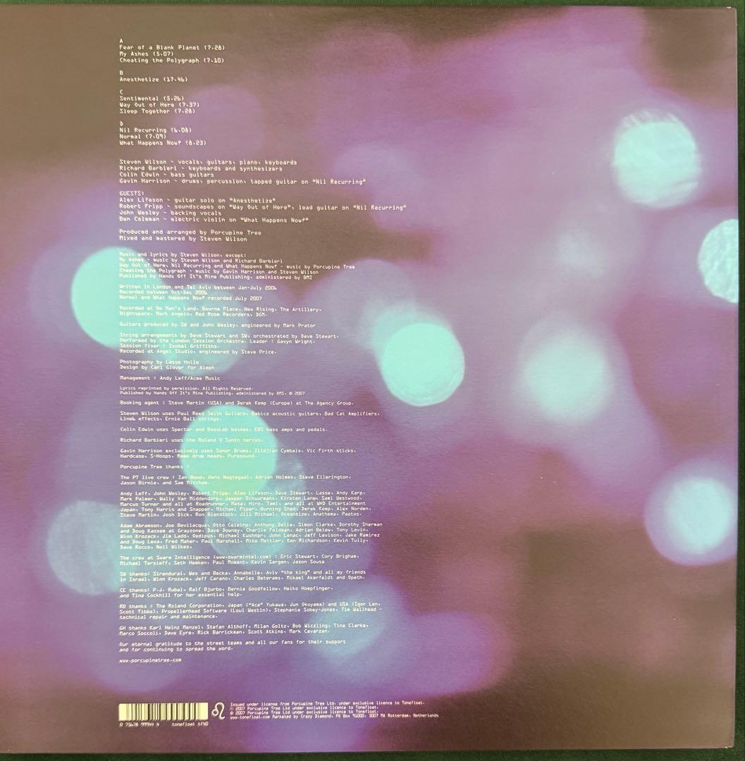 PORCUPINE TREE レコード ほぼ未使用極美品 PORCUPINE TREE レコード ほぼ未使用極美品