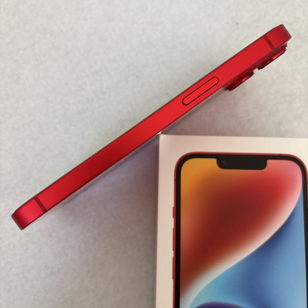 【超美品】iPhone14 128GB レッド　お支払い後24時間以内に発送